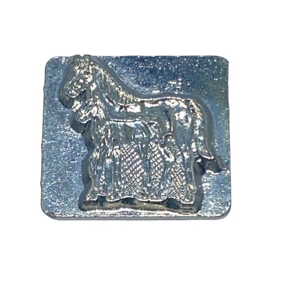 Vintage Crafttool Co. USA 3D Leather Embossing Stamp #8316 Mare & Colt - Picture 1 of 4